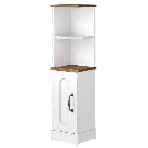 HOOBRO Corner Cabinet, Small Bathroom Corner Cabinet with Door - Image 2