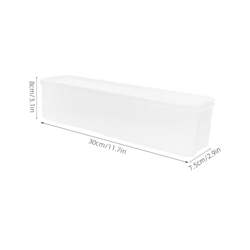 Long Plastic Food Storage Container with Lid for Green Onions - Image 3