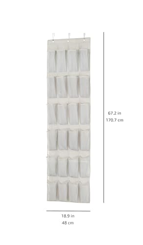 Amazon Basics 24 Medium Mesh Pocket Over-the-Door Hanging Shoe - Image 7