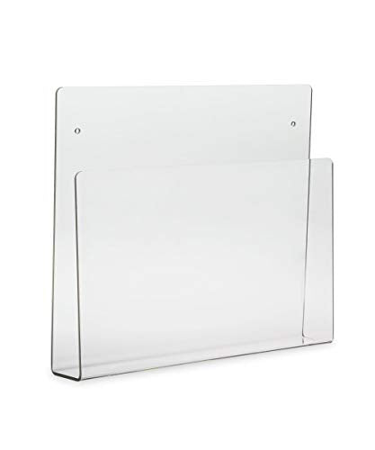 SOURCE ONE Deluxe Clear Acrylic File Chart Holder Wall Mount - Image 3
