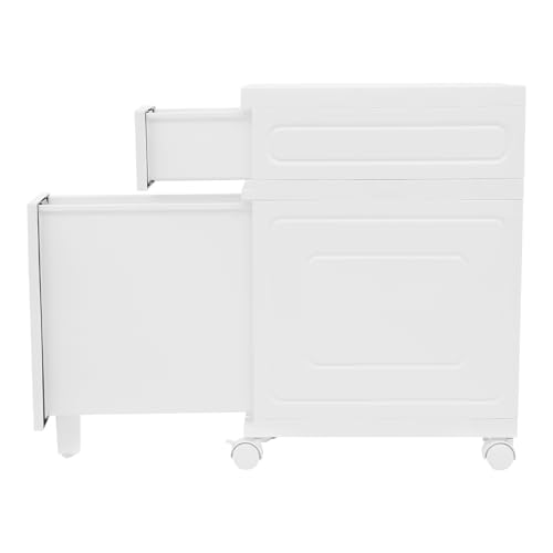 Slim Bathroom Storage Cart, Narrow Rolling Storage Organizer - Image 8
