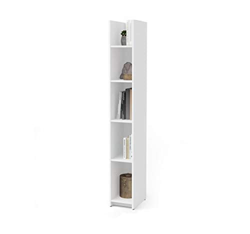 Bestar Small Space 10“ Narrow Shelving Unit in White - Image 2
