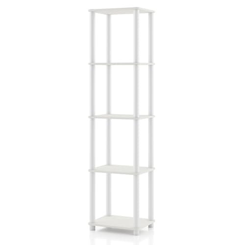 Homes: Inside + Out Apexa Modern 5-Tier Narrow Shelving Units - Image 2