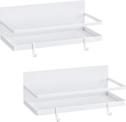 Magnetic Spice Rack, AUVAHOX Strong Magnetic Shelf with 4 - Image 2