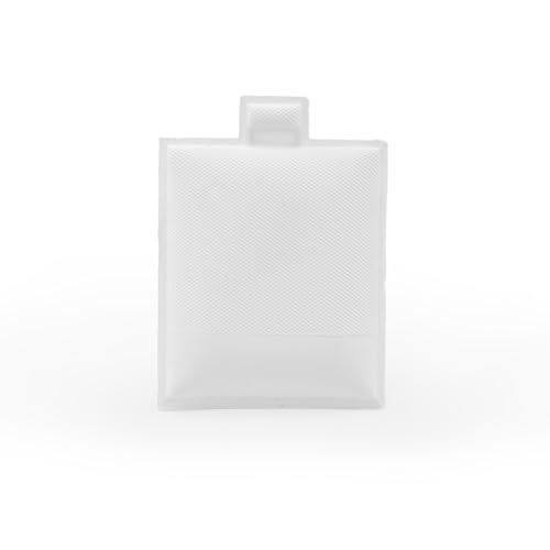 CuteBox 1.5" x 1.75" Plain White Puff Pad Earring Ca | Storage & Organ - Image 6