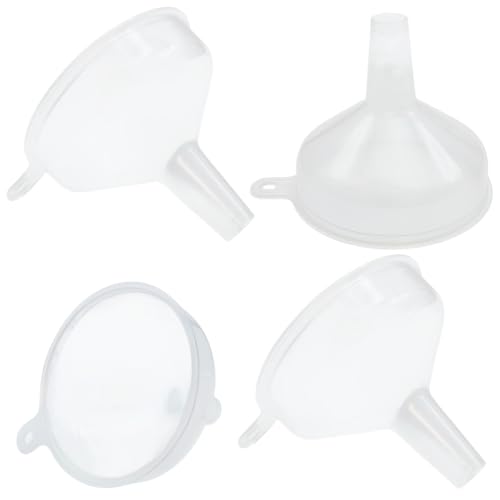 4Pcs 2.24" Plastic Funnel Set for Water Bottle Powder - Image 1