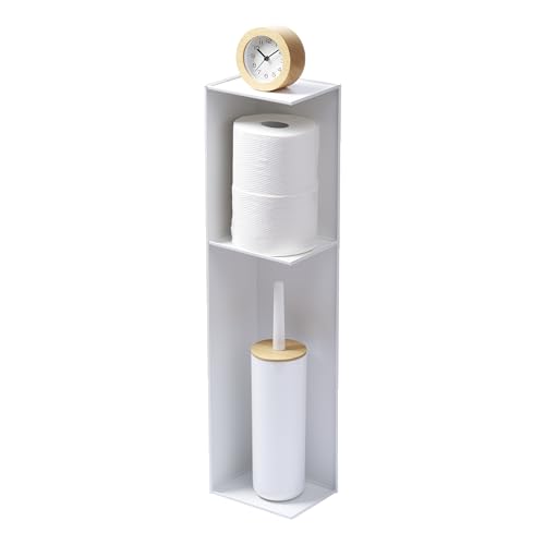 Yamazaki Home Tower Slim Bathroom Storage, Toilet Paper Stocker - Image 2