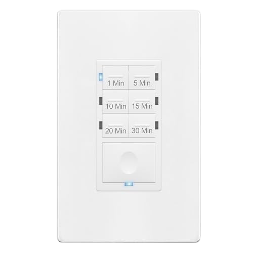 ENERLITES Countdown Timer Switch for Bathroom Fans and Lights - Image 1