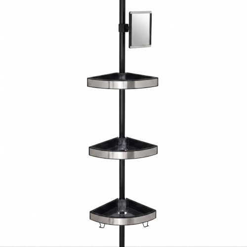 Bath Bliss Tension Corner Pole Shower Caddy 3-Tier w | All Products - Image 2