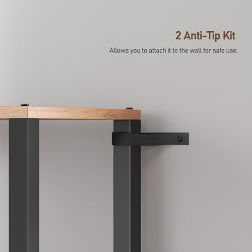 TUTOTAK Bookshelf, 6-Tier Tall Narrow Book Shelf for Small Space - Image 8