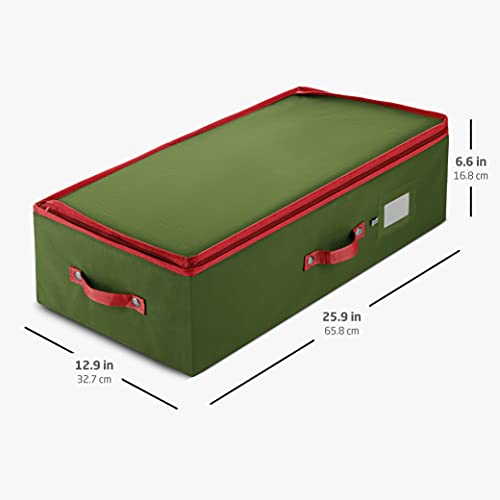 ZOBER Underbed Christmas Ornament Storage Box - Stores 64 - Image 4