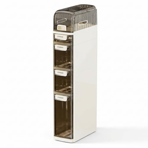 Slim Bathroom Storage Cabinet with Drawers, Narrow R | All Products - Image 2