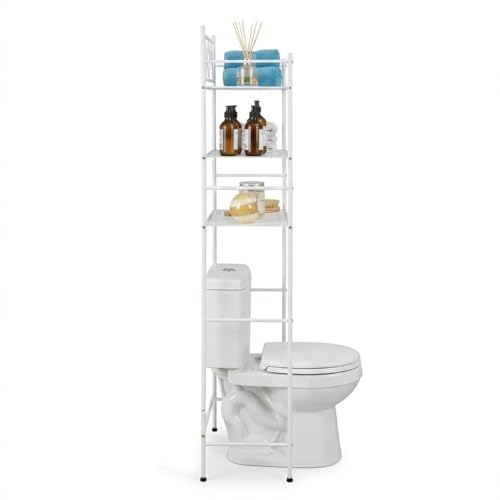 Home Zone Living Over-the-Toilet Bathroom Storage Cabinet - Image 6