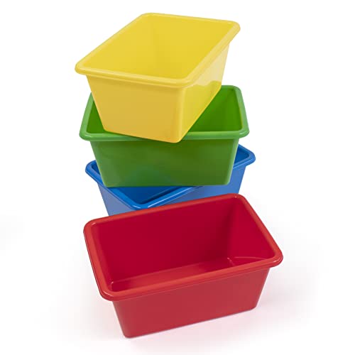 Humble Crew Plastic Storage Bins for Kids, Small Removable Toy - Image 2