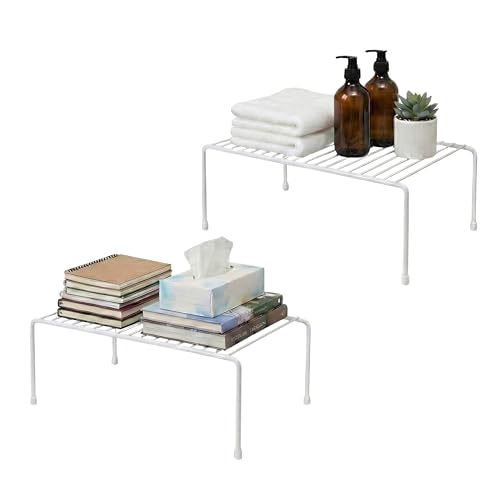 Evelots 2-Pack Wire Shelves, Cabinet Shelf Risers & Freezer - Image 2