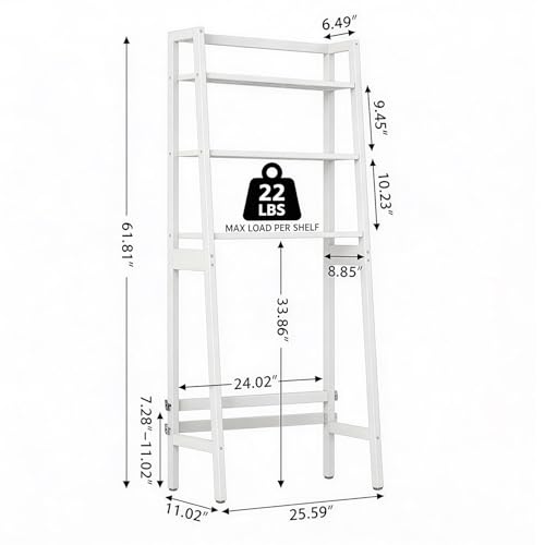 Over The Toilet Storage, Wooden 3-Tier Over-The-Toilet - Image 3