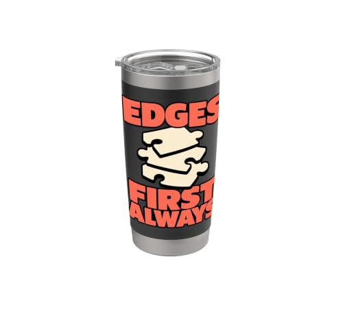Jigsaw Puzzle Edges First Always Hobby Lover Pieces Funny - Image 2