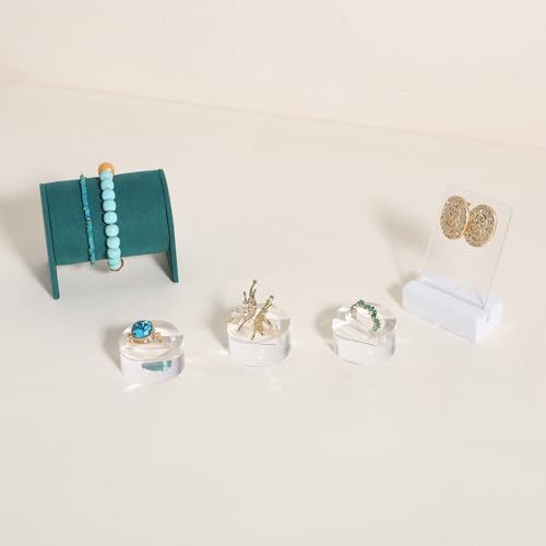 3pcs Clear Ring Jewelry holder for show, Acrylic Jew | Jewelry Organiz - Image 5