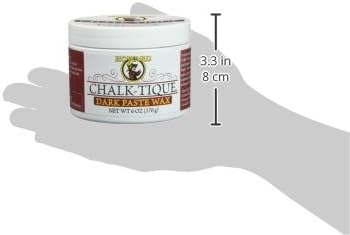 Howard Products Chalk-Tique Dark Paste Wax for Wood - Dark Chalk Paint Wax Polish - Enhance and Distress Home Décor - 6 oz (Pack of 6)