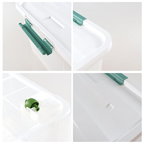 80 L Extra Large Plastic Storage Box, Clear Large Plastic Storage - Image 5