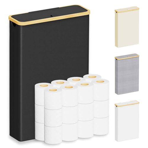 SpaceAid Extra Large Toilet Paper Storage with Lid, Hold - Image 2