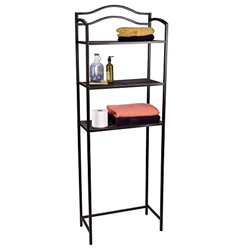 Household Essentials Bronze Iron Arch Over-Toilet Shelf - Image 5