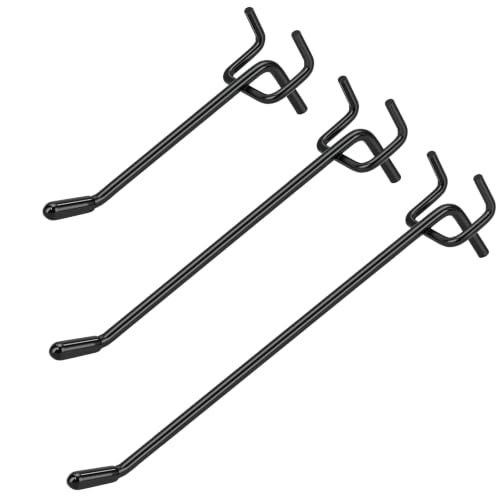 36 Pcs Metal Pegboard Hooks, 4 & 6 & 8 Inch, Fit 1/6 in Peg Board - Image 2