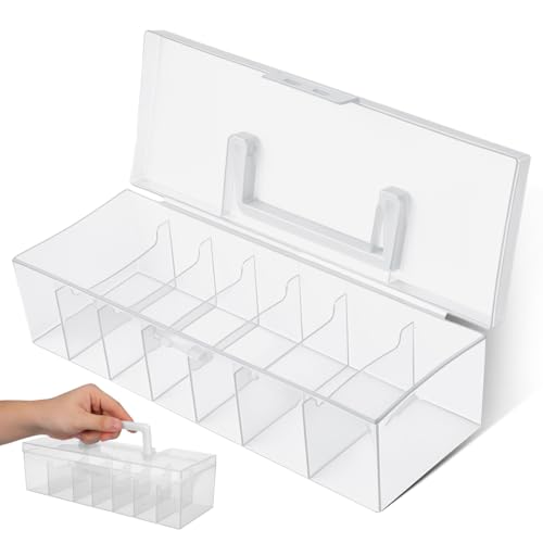 Clear Plastic Seed Organizer Box with Dividers 11 | Home Organization - Image 2