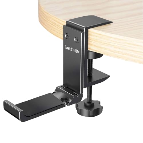 Aluminum Headphone Stand Hanger Foldable with Cable Clip - Image 2