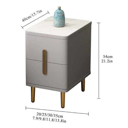 Solid wood Ultra-narrow bedroom bedside table,tall nightstand - Image 7