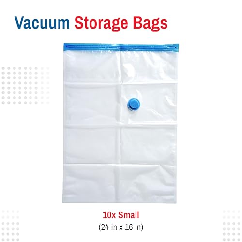 Spacesaver Vacuum Storage Bags with Hand Pump, Small, 10 Pack - Image 4