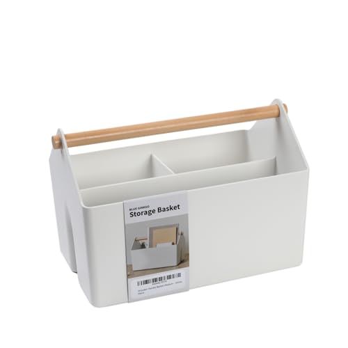 BLUE GINKGO Storage Basket, Medium 4.5L, White, Made in Korea - Image 2