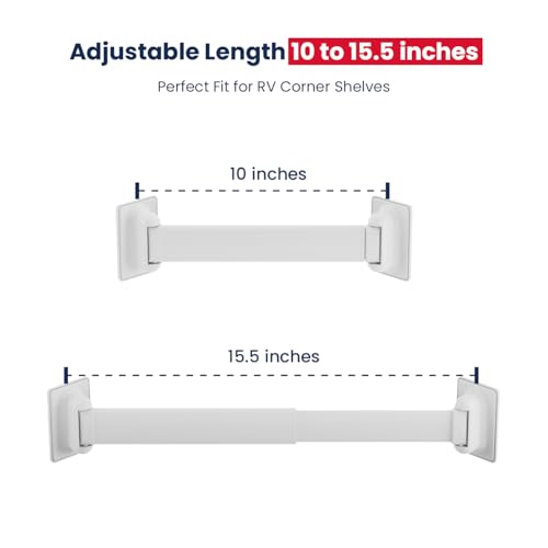RV Shower Corner Storage Bar, Bathroom Shelf Caddy | Home Organization - Image 3