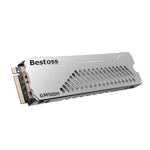 Bestoss 2TB PCIe4.0 NVMe M.2 2280 SSD with Heatsink, PS5 Storage - Image 2