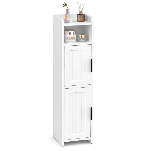 Small Bathroom Storage Cabinet,Corner Cabinet Narrow - Image 2
