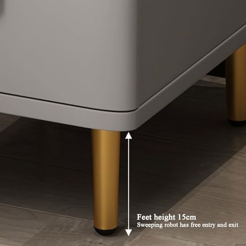 Solid wood Ultra-narrow bedroom bedside table,tall nightstand - Image 4