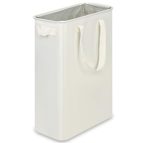 efluky Slim Laundry Basket, Narrow Laundry Hamper with Handles - Image 2
