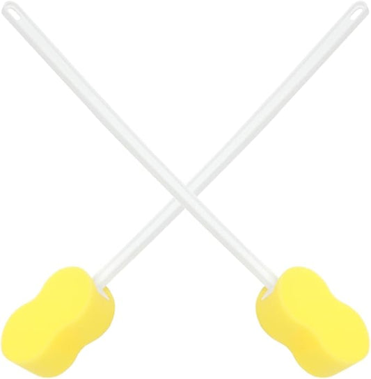 minkissy Long Handle Bath Brush 22.44 Inch Body Scrub Brush for Shower Exfoliating Sponge Body Scrubber with Long Handle for Back and Foot Cleaning