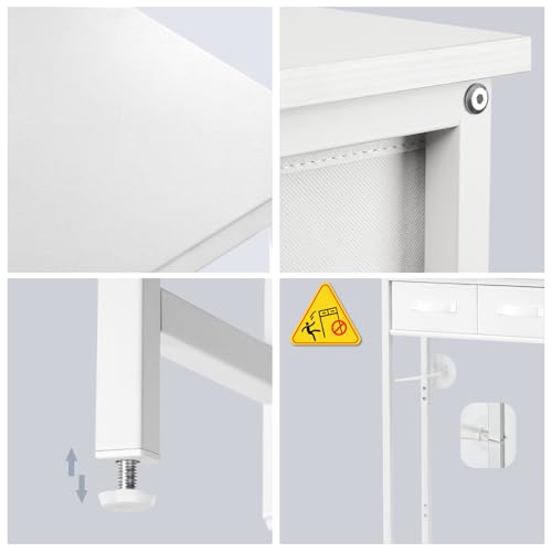 MOHOPE 2-Tier Over The Toilet Storage with 2 Fabric - Image 6