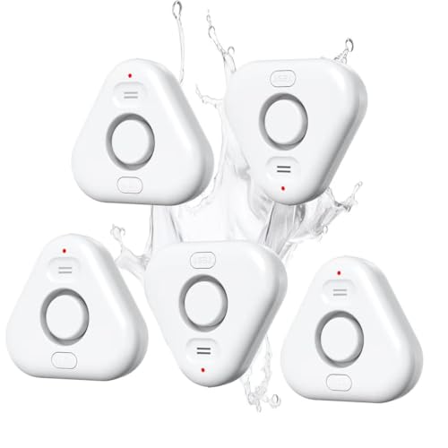 5 Pack Water Leak Detectors for Home, Stechro 4 Levels - Image 2