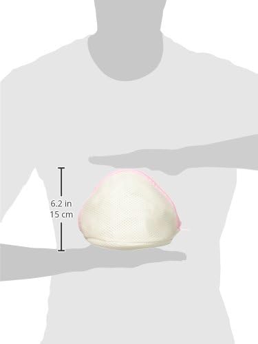 Evriholder Delicate Laundry Bra Wash Bag for Hosiery, Stocking, Underwear, Bra and Lingerie, Intimates, Reusable Travel Wash Bag, White