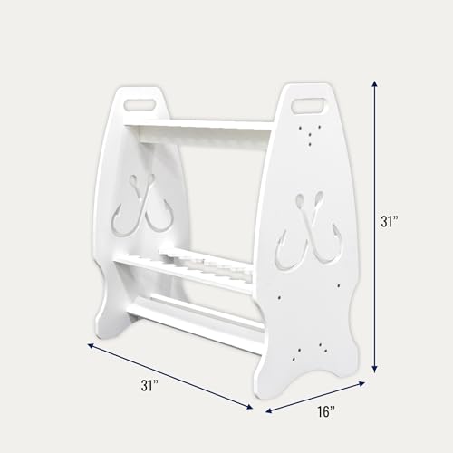 StoreYourBoard Marlin Freestanding Fishing Rod Rack, Holds - Image 3