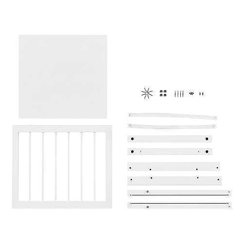 Danya B. Folding Wall Mounted Drying Rack - White - Image 7