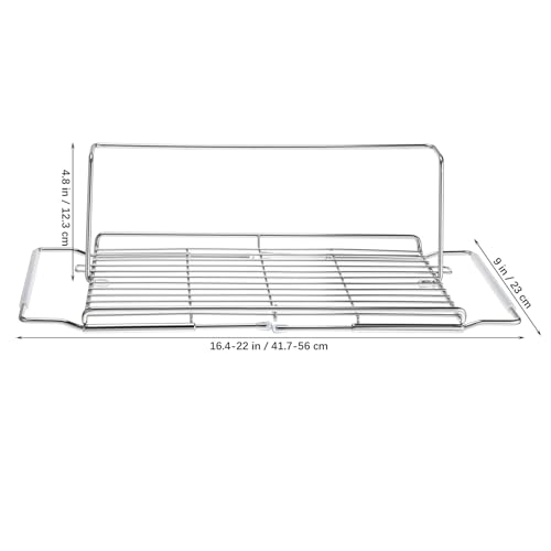 BESPORTBLE Stainless Steel Adjustable Over Sink Dish Drying Rack - Image 3