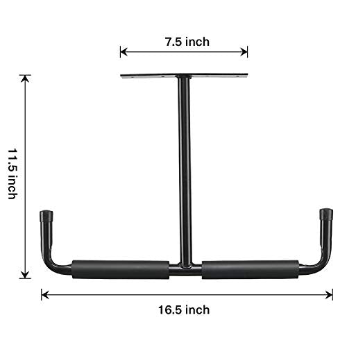 Overhead Garage Storage Hooks, Heavy Duty Ceiling Mount Rack - Image 4