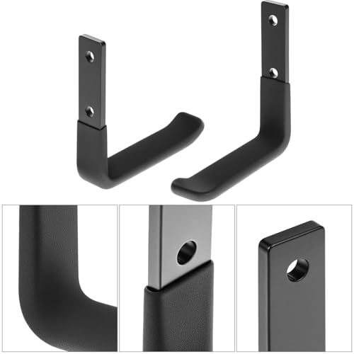 QWORK Heavy-Duty Garage Storage Hooks, 4 Pack Steel Wall - Image 7