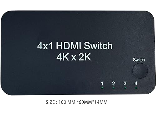 HDMI 4 in 1 Out switcher, 4K@60hz HDMI Switcher - Image 3