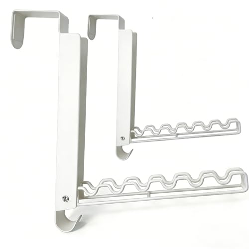 Over The Door Drying Rack, Double Folding Portable Hanging - Image 2