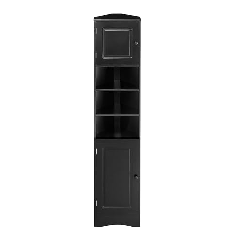 Favfurish Corner Bathroom Cabinet with Adjustable Shelves, 2 - Image 7