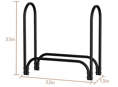 Fire Beauty Firewood Rack, Iron Log Holder for Indoor - Image 4